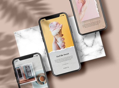 iPhone Screen - Mockup app app design application branding design display free identity illustration iphone iphone screen mockup phone presentation promotion psd psd free psd mockups screen showcase