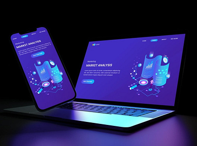 Responsive In Dark apple branding dark design free freebie identity illustration ipad iphone laptop macbook mockup mockup device photoshop responsive smart objects ui web website