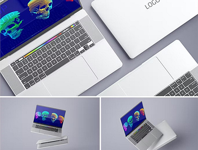 FREE Laptop Mockups apple branding business design desktop digital display free illustration internet laptop laptop mockups macbook mockup mockups notebook photoshop screen technology work