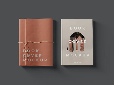 Book Cover Mockups book book cover branding cover cover mockups design desk ebook free hardcover identity illustration mockup perspective photoshop presentation psd softcover topview ui