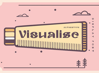 Visualize - Display Font alternates branding classy decorative elegant fancy fashion font letter ligatures logo luxury modern retro sans serif font serif trendy typeface typography vintage