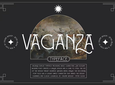 Vaganza - Vintage Serif Font calligraphy display display font display fonts font fonts handpicked lettering ligature ligatures modern font modern fonts popular sans serif script serif type type design typeface typography