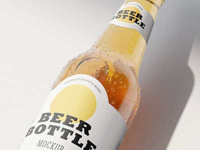 Beer Bottle Mockup