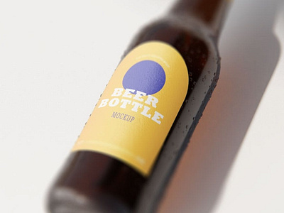 Beer Bottle Mockup 2