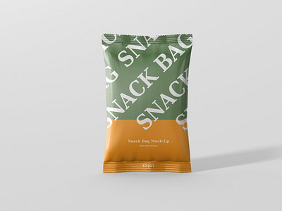 Snack Foil Bag Mockup