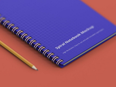 Spiral Ring Notebook Mockup