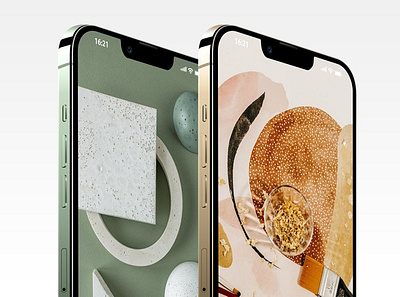 iPhone 13 Pro Layered Vector PSD Mockups abstract clean device display iphone iphone 13 laptop mockup phone phone mockup presentation realistic simple smartphone theme ui ux web webpage website