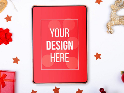 Christmas Phone & Tablet Screen Mockup Set