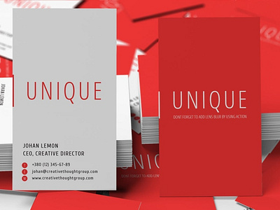 Stack Business Cards Template