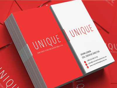 Stack Business Cards Template