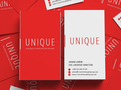 Stack Business Cards Template