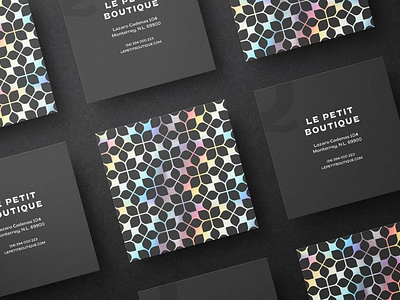 Holographic Business Card Templates