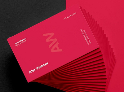 Creative Business Card advertising agency black brand identity branding bright business business card corporate creative design graphic design hipster identity modern name pink print print template tag