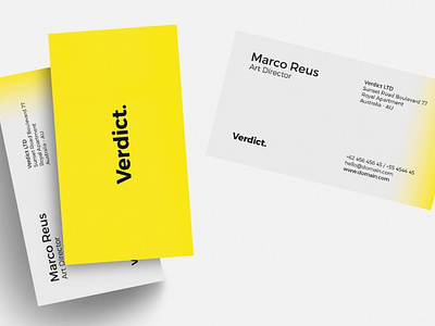 Minimal Business Card agency business business card business cards card corporate creative drip edit hipster identity ink minimal modern name photoshop psd simple tag yellow