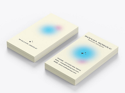 Minimalist Gradient Business Card