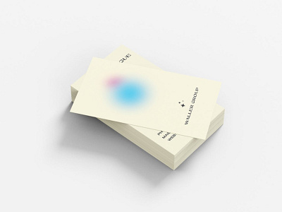 Minimalist Gradient Business Card blur brand identity business business card clean corporate design fancy feminine gradient identity layout logo design minimalist mockup modern professional simple trend visiting