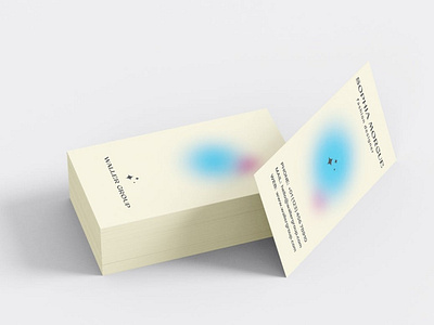 Minimalist Gradient Business Card