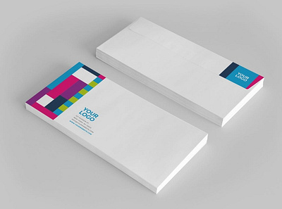 Cool Colorful Stationery brand stationery branding business card clean colorful cool corporate corporate identity creative identity letterhead logo design minimal modern pattern presentation print simple stationery visual identity