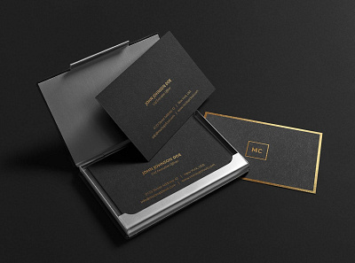 Premium Stationery Branding Mockup black brand brand stationery branding business card corporate identity documents foil identity logo design luxury mockup photo premium presentation professional psd showcase simple stationery