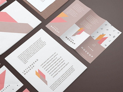 Corporate Stationery Branding Mockups