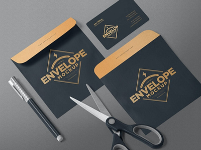 Isometric Envelope Mockups