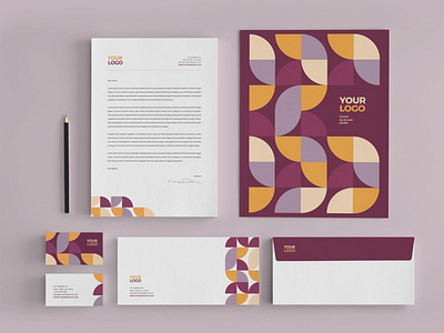 Clean Modern Stationery Template