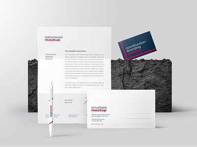 Construction Branding Mockup