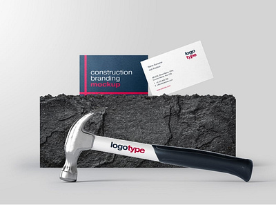 Construction Branding Mockup architecture brand branding branding mockup business card company construction corporate empty identity industrial mockup paper popular simple stationery stationery branding template trending