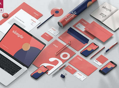 Stationery Branding Mockup Creator branding branding mockup branding mockup screator business card craft creator device graphic design header identity iphone letterhead macbook mockup phone presentation scene stationery stationery branding