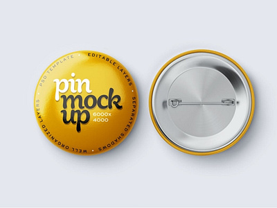 Pin Button Mockup Set by Richarde Leei on Dribbble