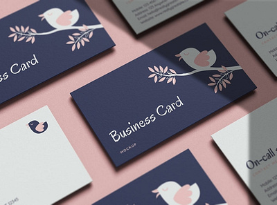 Business Card Mockups brand brand identity branding business business card business cards card clean corporate elegant identity isolated logo design mockup name paper presentation stack template visual identity