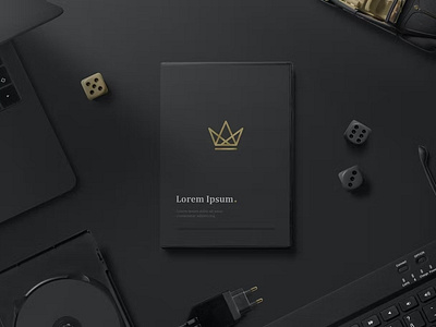 Free Black Branding Mockups