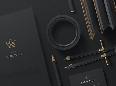 Free Black Branding Mockups architect black brand brand mockup branding branding mockup branding mockups corporate creator design drinking flatlay gold menu mockup print print design print template stationery style