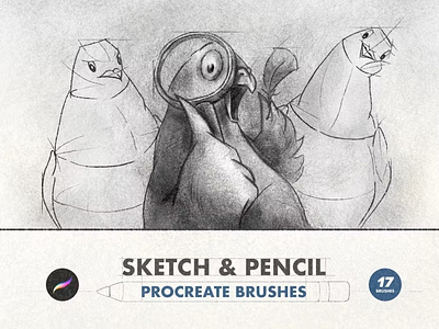 Free Sketch & Pencil Procreate Brushes