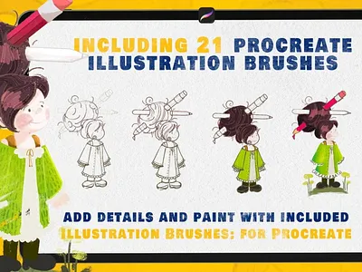 Free Character Builder - Drawing Toolkit book brush brushes builder character character builder character design character designs coloring drawing drawing toolbox illustration illustrator kids photoshop procreate shapes toolbox toolkit wireframe