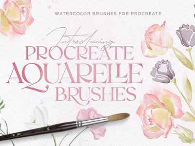 Aquarelle Watercolor: Procreate Brushes aquarelle brush brushes cartoon design illustration kids lettering paper procreate procreate brush procreate brushes procreate watercolor sketch text texures watercolor watercolor brush watercolor brushes wedding