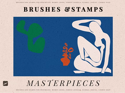 Masterpieces Stamp abstract aesthetic ages antiquity art body david expressionism line line art matisse middle nature nude poster poster design poster template stamp stamps women