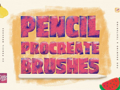 Procreate Pencil Brushes brush chalk childish digital art doodle drawing kids painting pencil procreate procreate app procreate art procreate brush procreate brushes shader sketch strokes swirls texturing veila