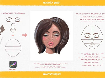 Free Faces & Emotions Procreate Brush cartoon character child comic cute digital art face facial features illustration man pencil playful procreate procreate app procreate brush procreate brushes sketch textures woman