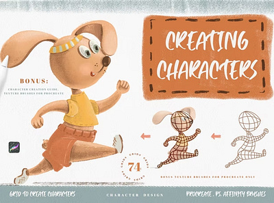 Free Procreate Grids for Creating Cute Characters animals baby bithday body character character design cow cute design digital art face grids hare illustration kids procreate app procreate brush procreate brushes procreate illustration stamp