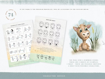 Free Procreate Grids for Creating Cute Characters animals baby bithday body character cow cute design digital art face forest fox grids illustration kids procreate app procreate brush procreate brushes procreate illustration stamp