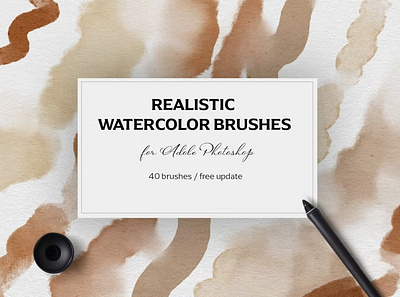 Free Realistic watercolor brushes - PS adobe photoshop brush brushes design digital art digital paint digital painting graphic design logo paint painting photoshop photoshop brush photoshop brushes realistic splash stroke texture watercolor watercolor brushes