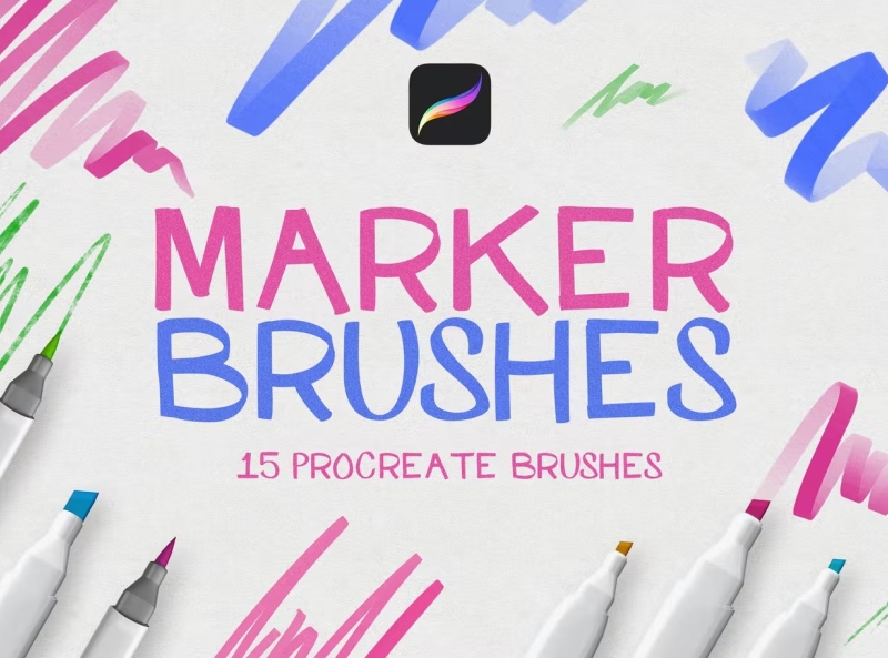 free procreate brushes marker