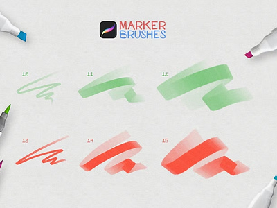 Free Marker Procreate Brushes