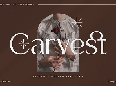 Free Carvest - Elegant & Modern Sans Serif Font calligraphy display font display typeface elegant font font font awesome font family fonts handwritten lettering modern font modern fonts sans serif sans serif font script serif font type typedesign typeface vintage font