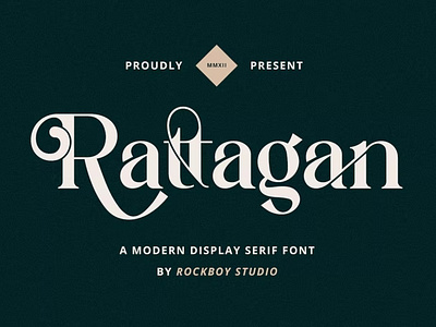 Free Rattagan - Display Serif Font