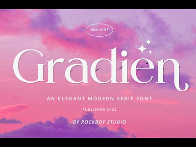 Free Gradien - Modern Stylish Font