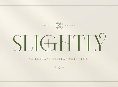 Free Slightly - Elegant Display Serif Font calligraphy design display font display typeface elegant font family font font awesome fonts handwritten lettering modern fonts sans serif sans serif font script serif font type typedesign typeface vintage font