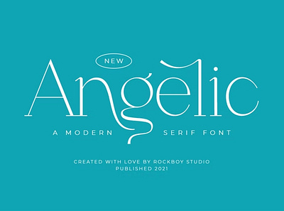 Free Angelic - Modern Stylish Font calligraphy display font display typeface elegant font font font awesome font family fonts handwritten lettering modern font modern fonts sans serif sans serif font script serif font type typedesign typeface vintage font