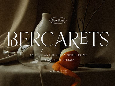 Free Bercarets - Elegant Display Serif Font